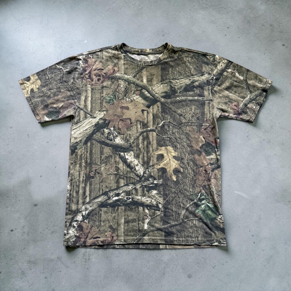 Redhead Mens Camo T-Shirt Medium TrueTimber Forest Hunting Crewneck Short Sleeve
